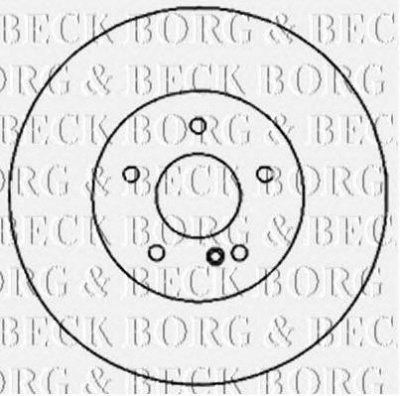 BORG & BECK bbd5179 -  Тормозной диск